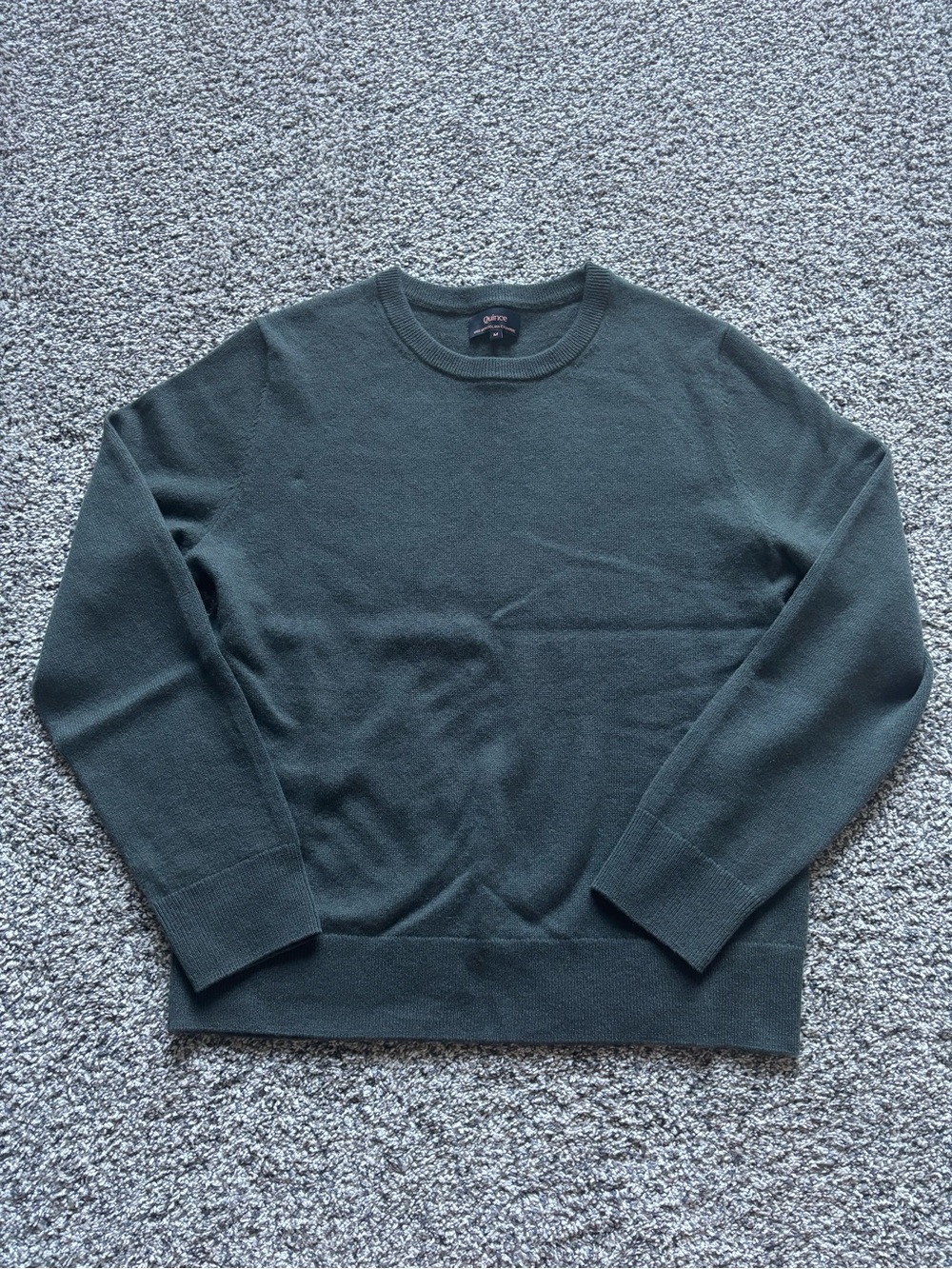 Quince Mongolian Cashmere Crewneck Sweater Sz M